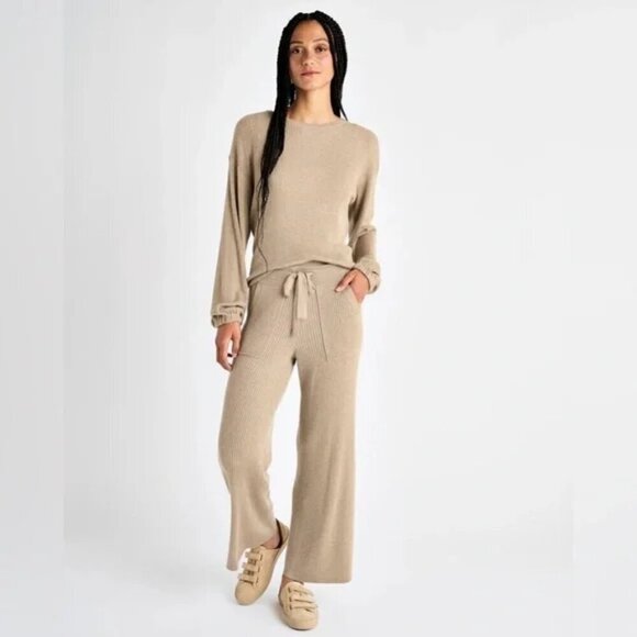 Splendid Georgie Cashblend Rib Sweater Size XL - Picture 8 of 8